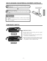 Предварительный просмотр 11 страницы Hitachi RAC-07BH2 Instruction And Installation Manual