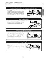 Предварительный просмотр 13 страницы Hitachi RAC-07BH2 Instruction And Installation Manual