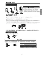 Предварительный просмотр 21 страницы Hitachi RAC-07BH2 Instruction And Installation Manual