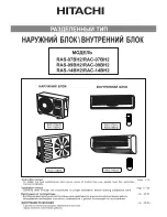 Предварительный просмотр 26 страницы Hitachi RAC-07BH2 Instruction And Installation Manual