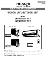 Preview for 1 page of Hitachi RAC-07CH5 Instruction Manual