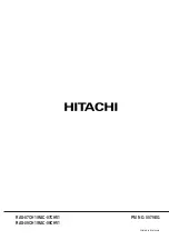 Preview for 68 page of Hitachi RAC-07CHV1 Service Manual