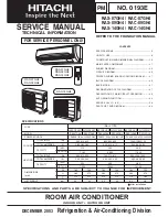 Preview for 1 page of Hitachi RAC-07GH4 Service Manual