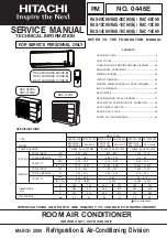 Preview for 1 page of Hitachi RAC-08CH9 Service Manual