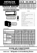 Preview for 1 page of Hitachi RAC-08LH1 Service Manual