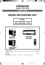 Hitachi RAC-10EX9 User Manual preview