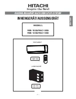 Предварительный просмотр 26 страницы Hitachi RAC-10G5 Instruction Manual