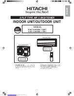 Preview for 1 page of Hitachi RAC-10JH5 Instruction Manual