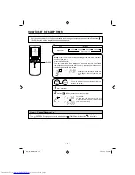 Предварительный просмотр 14 страницы Hitachi RAC-10MH1 Instruction Manual