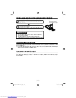 Предварительный просмотр 40 страницы Hitachi RAC-10MH1 Instruction Manual