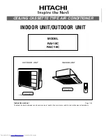 Hitachi RAC-18C Instruction Manual предпросмотр