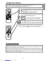 Предварительный просмотр 9 страницы Hitachi RAC-18CH5 Instruction Manual