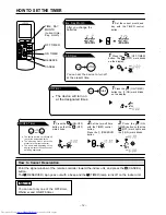 Предварительный просмотр 12 страницы Hitachi RAC-18CH7 Instruction Manual