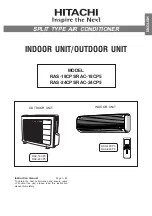 Hitachi RAC-18CP5 Instruction Manual preview