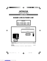 Preview for 1 page of Hitachi RAC-18CX9 Instruction Manual