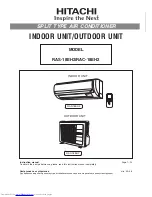 Hitachi RAC-18EH2 Instruction Manual preview