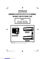 Preview for 1 page of Hitachi RAC-18KH Instruction Manual