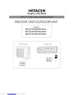 Hitachi RAC-18SH4 Instruction Manual preview