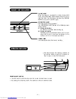 Предварительный просмотр 5 страницы Hitachi RAC-18SH4 Instruction Manual