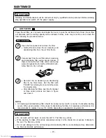 Предварительный просмотр 21 страницы Hitachi RAC-18SH4 Instruction Manual