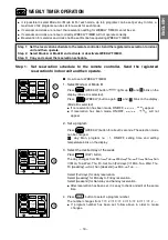 Предварительный просмотр 19 страницы Hitachi RAC-18WPAG Manual