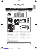 Hitachi RAC-18WPB Instruction Manual предпросмотр