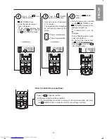 Предварительный просмотр 25 страницы Hitachi RAC-18WSA Instruction Manual