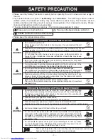 Предварительный просмотр 2 страницы Hitachi RAC-18WSPA Instruction Manual