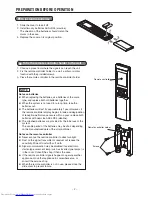 Предварительный просмотр 6 страницы Hitachi RAC-18WSPA Instruction Manual