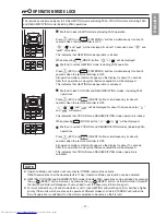 Предварительный просмотр 31 страницы Hitachi RAC-18WSPA Instruction Manual