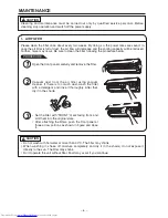 Предварительный просмотр 32 страницы Hitachi RAC-18WSPA Instruction Manual