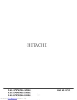 Preview for 101 page of Hitachi RAC-18WSPA Service Manual