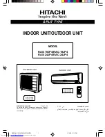 Hitachi RAC-19JP4 Instruction Manual preview