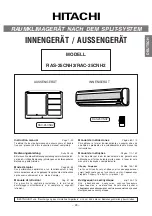 Preview for 23 page of Hitachi RAC-25CNH2 Instruction Manual