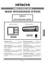 Preview for 89 page of Hitachi RAC-25CNH2 Instruction Manual