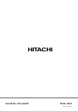 Предварительный просмотр 81 страницы Hitachi RAC-25CNH2 Service Manual