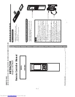 Preview for 10 page of Hitachi RAC-25FXB Service Manual