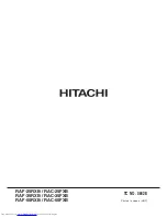 Preview for 131 page of Hitachi RAC-25FXB Service Manual