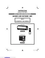 Hitachi RAC-25NPA(T) Instruction Manual preview