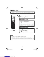 Предварительный просмотр 17 страницы Hitachi RAC-25NPA(T) Instruction Manual