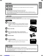 Предварительный просмотр 17 страницы Hitachi RAC-25NXA1 Instruction Manual