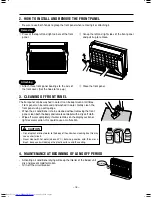 Предварительный просмотр 18 страницы Hitachi RAC-25NXA1 Instruction Manual