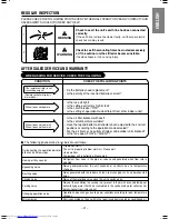 Предварительный просмотр 21 страницы Hitachi RAC-25NXA1 Instruction Manual