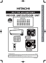 Preview for 1 page of Hitachi RAC-25WSE Instruction Manual