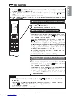 Preview for 31 page of Hitachi RAC-25WXA Instruction Manual