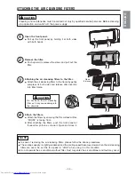 Preview for 35 page of Hitachi RAC-25WXA Instruction Manual