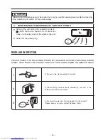 Предварительный просмотр 38 страницы Hitachi RAC-25WXA Instruction Manual