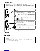 Preview for 8 page of Hitachi RAC-25YHA Instruction Manual