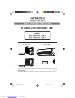 Hitachi RAC-260GA Instruction Manual предпросмотр