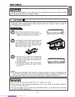 Preview for 21 page of Hitachi RAC-30CH5 Instruction Manual